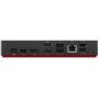 Lenovo ThinkPad Universal USB-C Smart Dock Cablato USB 3.2 Gen 1 (3.1 Gen 1) Type-A + Type-C Nero