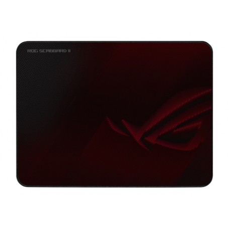 ASUS ROG Scabbard II Tappetino per mouse per gioco da computer Rosso (90MP02H0-BPUA00)
