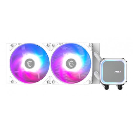 MSI MAG CORELIQUID A13 240 WHITE sistema di raffreddamento per computer Scheda madre, Processore Raffreddatore di liquidi tutto 