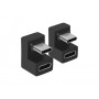 Equip Adattatore USB-C U plug, 10Gbps, PD 100W , confezione da 2 pezzi