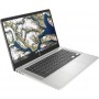 HP Chromebook 14a-na0078nl Intel® Celeron® N4120 35,6 cm (14") HD 4 GB LPDDR4-SDRAM 64 GB eMMC Wi-Fi 5 (802.11ac) ChromeOS Arg