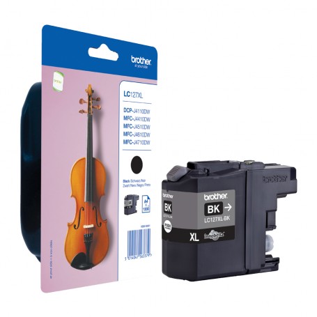 Brother LC-127XLBK cartuccia d'inchiostro Originale Resa extra elevata (super) Nero (LC127XLBK)