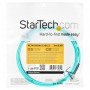 StarTech.com Cavo in Fibra Ottica Multimodale Duplex OM4 LC/LC - 100 Gb - 50/125 - LSZH - Turchese da 3m (450FBLCLC3)