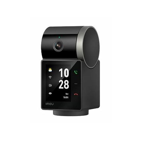 Imou Telecamera REX VT Pro da 3K (5Mp) motorizzata con schermo a colori per effettuare videochiamate. Funzione memo e tracking
