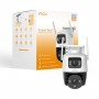 Imou Crusier DUAL 10MP (5MP+5MP) Telecamera Wi-Fi Esterno Doppio Obiettivo, 360°PTZ Videocamera Sorveglianza Esterno con Vision