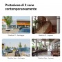 Imou Crusier DUAL 10MP (5MP+5MP) Telecamera Wi-Fi Esterno Doppio Obiettivo, 360°PTZ Videocamera Sorveglianza Esterno con Vision