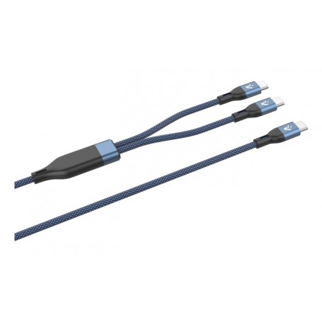 Vultech CS-NCCC12BL cavo USB USB 2.0 1,2 m USB C 2 x USB C Blu