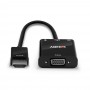 Lindy 38285 cavo e adattatore video 0,1 m HDMI tipo A (Standard) VGA (D-Sub) Nero (38285)