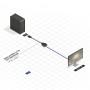 Lindy 41004 cavo e adattatore video 0,15 m DisplayPort DVI-D Nero (41004)