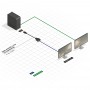 Lindy 41004 cavo e adattatore video 0,15 m DisplayPort DVI-D Nero (41004)