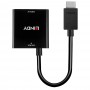 Lindy 38291 cavo e adattatore video 0,1 m HDMI tipo A (Standard) VGA (D-Sub) Nero (38291)