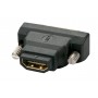 Lindy 41228 adattatore per inversione del genere dei cavi HDMI-A FM DVI-D M Nero (41228)
