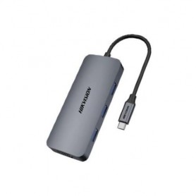 HUB HIKVISION HDMI, USB 3.0*3,USB-C, SD,TF - HS-HUB-DS8