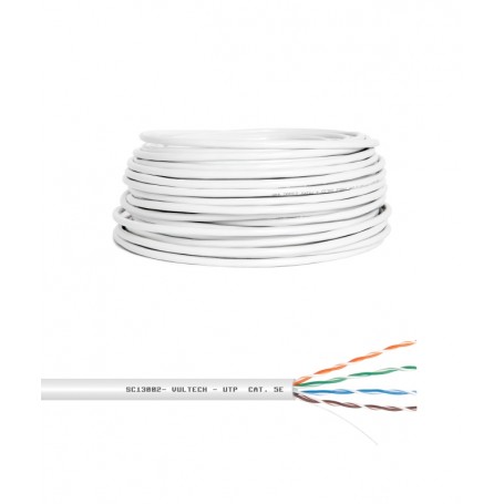 Vultech SC13002-50 cavo di rete Bianco 50 m Cat5e U/UTP (UTP) (SC13002-50)