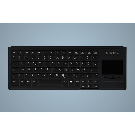 Active Key AK-4400-G tastiera Universale PS/2 QWERTZ Tedesco Nero