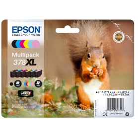Epson Squirrel Multipack 6-colours 378XL Claria Photo HD Ink (C13T37984010)