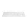 CHERRY AK-C7000 tastiera Medico Wireless a RF + USB QWERTZ Tedesco Bianco