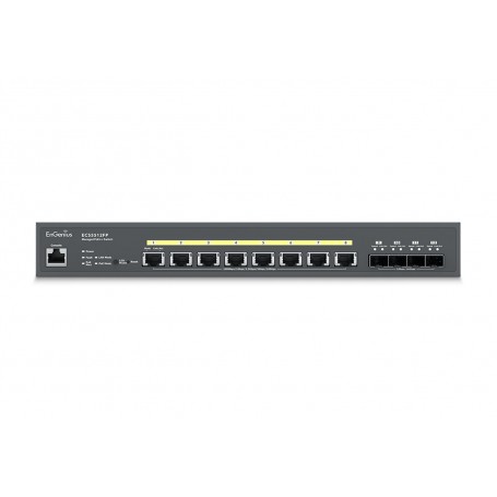 EnGenius ECS2512FP switch di rete Gestito L2+ Supporto Power over Ethernet (PoE) Nero (ECS2512FP)