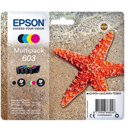 Epson Multipack 4-colours 603 Ink (C13T03U64020)