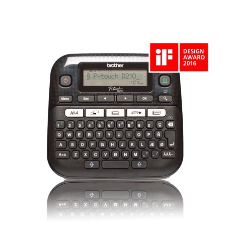 Brother PT-D210 stampante per etichette (CD) Trasferimento termico 180 x 180 DPI QWERTY (PTD210)