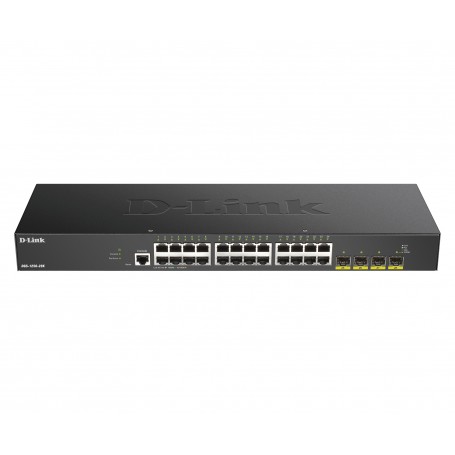 D-Link DGS-1250-28X switch di rete Gestito L3 Gigabit Ethernet (10/100/1000) Nero (DGS-1250-28X)