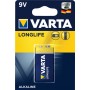 Varta Longlife Extra 9V Batteria monouso Alcalino (4122101411)