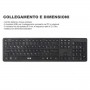 KIT MOUSE+TASTIERA USB PILE INCLUSE