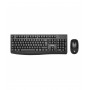 Vultech KM-821W tastiera RF Wireless QZERTY Inglese, Italiano Nero (KM-821W)
