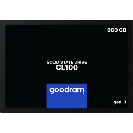 Goodram CL100 gen.3 2.5" 960 GB Serial ATA III 3D TLC NAND (SSDPR-CL100-960-G3)