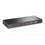 TP-LINK TL-SL1218P switch di rete Fast Ethernet (10/100) Supporto Power over Ethernet (PoE) Nero (TL-SL1218P)