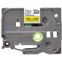 Brother TZE631 nastro per etichettatrice Nero su giallo TZe (TZE631)