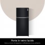 LG GTB744BMBED Frigorifero doppia porta, Classe E, 506L, Porte in vetro, Door Cooling,Nero