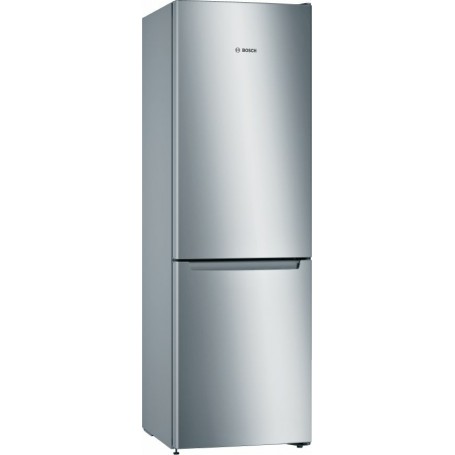 Bosch Serie 2 KGN36NLEA frigorifero con congelatore Libera installazione 305 L E Acciaio inossidabile (KGN36NLEA)