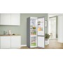 Bosch Serie 4 KGN397LDF Frigorifero combinato da libera installazione 203 x 60 cm Metal look Classe D
