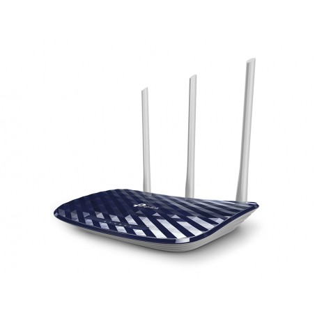TP-LINK AC750 router wireless Fast Ethernet Dual-band (2.4 GHz/5 GHz) 4G Nero, Bianco (ARCHER C20)