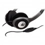 V7 HA520-2EP cuffia e auricolare Cablato Cuffie A Padiglione MUSICA Nero, Argento (HA520-2EP)