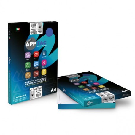 ETICHETTE BIANCHE 210X148.5 100FG