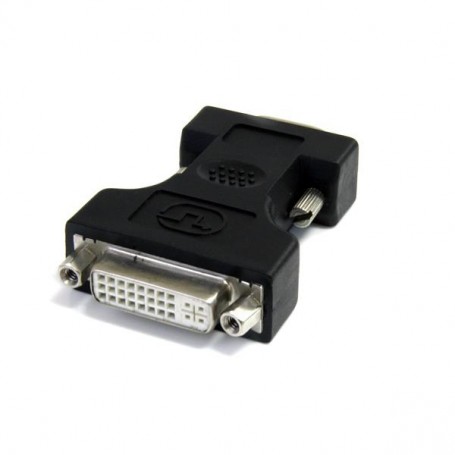 StarTech.com Adattatore DVI a VGA - Cavo Convertitore DVI a VGA - Femmina / Maschio - Nero (DVIVGAFMBK)