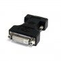 StarTech.com Adattatore DVI a VGA - Cavo Convertitore DVI a VGA - Femmina / Maschio - Nero (DVIVGAFMBK)