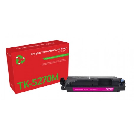 Everyday Rigenerato Toner rigenerato Everyday™ di Xerox Magenta compatibile con Kyocera TK-5270M, Capacità standard