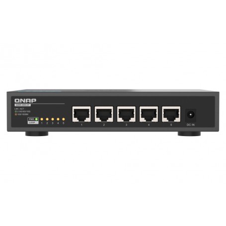 QNAP QSW-3205-5T switch di rete Non gestito 10G Ethernet (100/1000/10000) Desktop Nero
