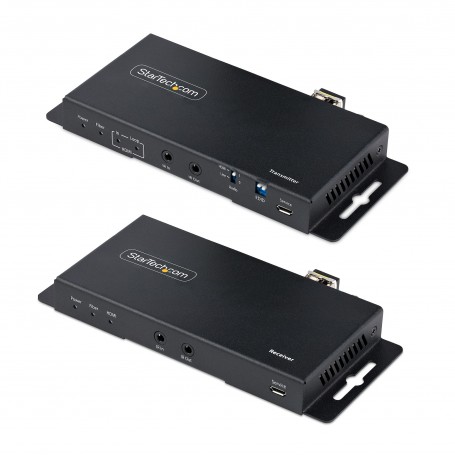 StarTech.com Kit Extender HDMI su fibra ottica LC, 4K 60Hz fino a 1km (Single Mode) o 300m (Multimode) - Estensore HDMI, HDR, HD