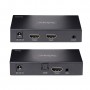 StarTech.com Extender HDMI 4K su Cavo Ethernet CAT5/CAT6, Video Extender 4K 60Hz HDR fino a 70m, Uscita HDMI e Audio S/PDIF su C