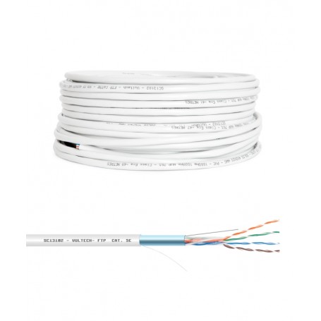 Vultech SC13102-100 cavo di rete Grigio 100 m Cat5e F/UTP (FTP) (SC13102-100)