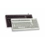 CHERRY 19" compact PC keyboard G80-1800 FR tastiera USB + PS/2 QWERTY Grigio