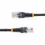 StarTech.com Cavo patch UTP Cat5e RJ45 modellato nero da 15 m Cat 5e - Cavo patch da 15 m (M45PAT15MBK)