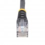 StarTech.com Cavo patch UTP Cat5e RJ45 modellato nero da 15 m Cat 5e - Cavo patch da 15 m (M45PAT15MBK)