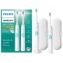 Philips Sonicare 4300 series ProtectiveClean Spazzolini Elettrici Sonici, con custodia da viaggio, confezione da 2 Spazzolini Bi