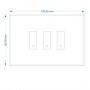 INTERRUTTORE SMART LUCI I3 PLUS W