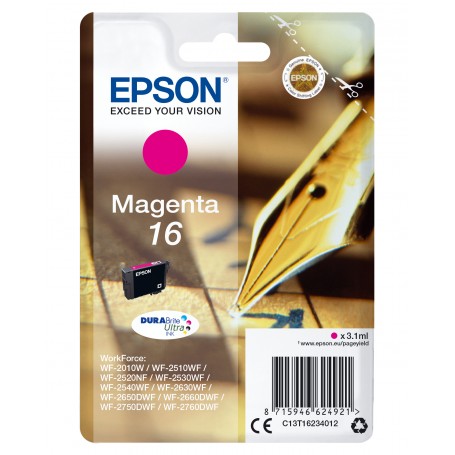 Epson Pen and crossword Cartuccia Penna e cruciverba Magenta Inchiostri DURABrite Ultra 16 (C13T16234022)